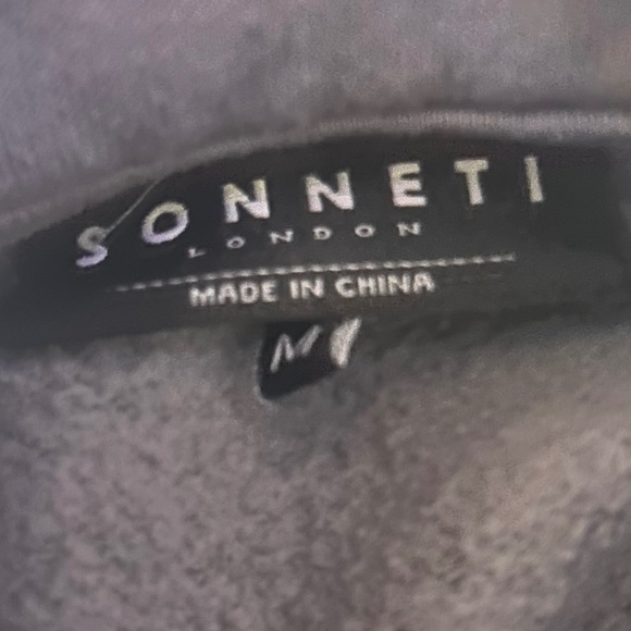 Men's SONNETI London Reflective Hoodie - Grey - Picture 3 of 3